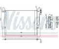 NISSENS Kondenztor - klimatizace NIS 94431, 94431