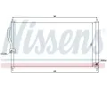 NISSENS Kondenztor klimatizace NIS 94458, 94458