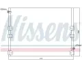 NISSENS Kondenztor klimatizace NIS 94512, 94512