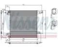 NISSENS Kondenztor - klimatizace NIS 94568, 94568