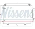 NISSENS Kondenztor klimatizace NIS 94581, 94581