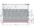NISSENS Kondenztor - klimatizace NIS 94585, 94585