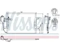 NISSENS Kondenztor - klimatizace NIS 94588, 94588