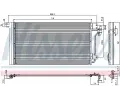 NISSENS Kondenztor - klimatizace NIS 94604, 94604