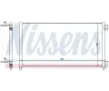 NISSENS Kondenztor - klimatizace NIS 94633, 94633