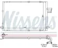 NISSENS Kondenzátor klimatizace NIS 94637, 94637