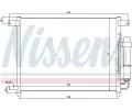 NISSENS Kondenztor - klimatizace NIS 94641, 94641