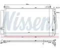 NISSENS Kondenztor - klimatizace NIS 94644, 94644