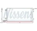 NISSENS Kondenztor - klimatizace NIS 94659, 94659