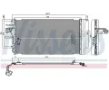 NISSENS Kondenztor - klimatizace NIS 94667, 94667