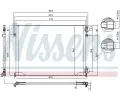 NISSENS Kondenztor - klimatizace NIS 94671, 94671