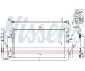 NISSENS Kondenztor klimatizace NIS 94680, 94680