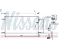 NISSENS Kondenztor - klimatizace NIS 94695, 94695