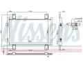 NISSENS Kondenztor - klimatizace NIS 94712, 94712