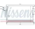 NISSENS Kondenztor - klimatizace NIS 94724, 94724