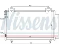 NISSENS Kondenztor - klimatizace NIS 94730, 94730