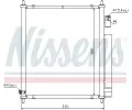 NISSENS Kondenztor - klimatizace NIS 94734, 94734