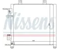 NISSENS Kondenztor klimatizace NIS 94739, 94739
