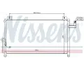 NISSENS Kondenztor - klimatizace NIS 94742, 94742