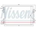 NISSENS Kondenztor klimatizace NIS 94750, 94750
