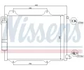 NISSENS Kondenzátor klimatizace NIS 94754, 94754
