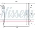 NISSENS Kondenztor klimatizace NIS 94773, 94773