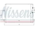 NISSENS Kondenzátor klimatizace NIS 94787, 94787