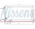 NISSENS Kondenzátor klimatizace NIS 94788, 94788