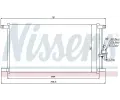 NISSENS Kondenztor - klimatizace NIS 94798, 94798