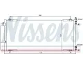 NISSENS Kondenztor - klimatizace NIS 94830, 94830