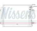 NISSENS Kondenztor - klimatizace NIS 94832, 94832