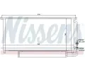 NISSENS Kondenztor klimatizace NIS 94840, 94840