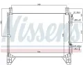 NISSENS Kondenztor klimatizace NIS 94861, 94861
