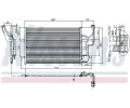 NISSENS Kondenztor - klimatizace NIS 94902, 94902