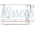 NISSENS Kondenztor klimatizace NIS 94980, 94980