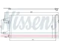 NISSENS Kondenztor - klimatizace NIS 94985, 94985
