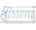 NISSENS Kondenztor - klimatizace NIS 94986, 94986