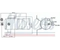NISSENS Vysoue klimatizace NIS 95011, 95011