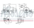 NISSENS Surna klimatizace NIS 95023, 95023