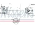 NISSENS Surna klimatizace NIS 95048, 95048