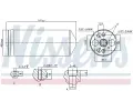 NISSENS Surna klimatizace NIS 95056, 95056
