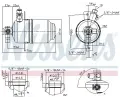 NISSENS Vysoue klimatizace NIS 95077, 95077