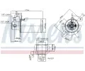 NISSENS Surna klimatizace NIS 95078, 95078