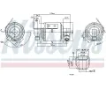 NISSENS Surna klimatizace NIS 95109, 95109