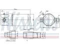 NISSENS Vysoue klimatizace NIS 95165, 95165