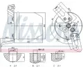 NISSENS Vysoue klimatizace NIS 95196, 95196