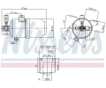 NISSENS Vysoue klimatizace NIS 95234, 95234
