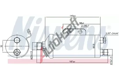 NISSENS Vysoušeč klimatizace NIS 95354, 95354 NISSENS Vysoušeč klimatizace NIS 95354, 95354