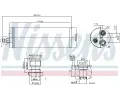 NISSENS Surna klimatizace NIS 95386, 95386