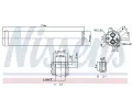NISSENS Surna klimatizace NIS 95406, 95406